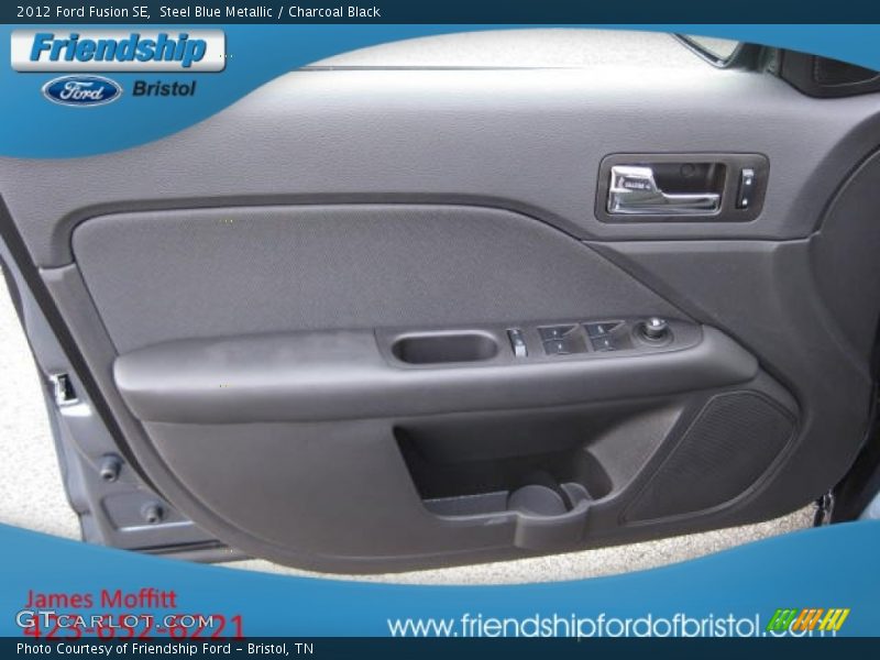 Steel Blue Metallic / Charcoal Black 2012 Ford Fusion SE