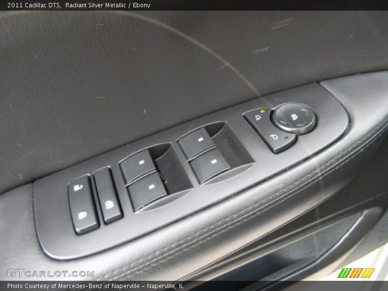 Radiant Silver Metallic / Ebony 2011 Cadillac DTS