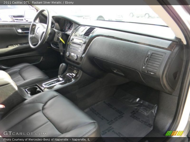 Radiant Silver Metallic / Ebony 2011 Cadillac DTS