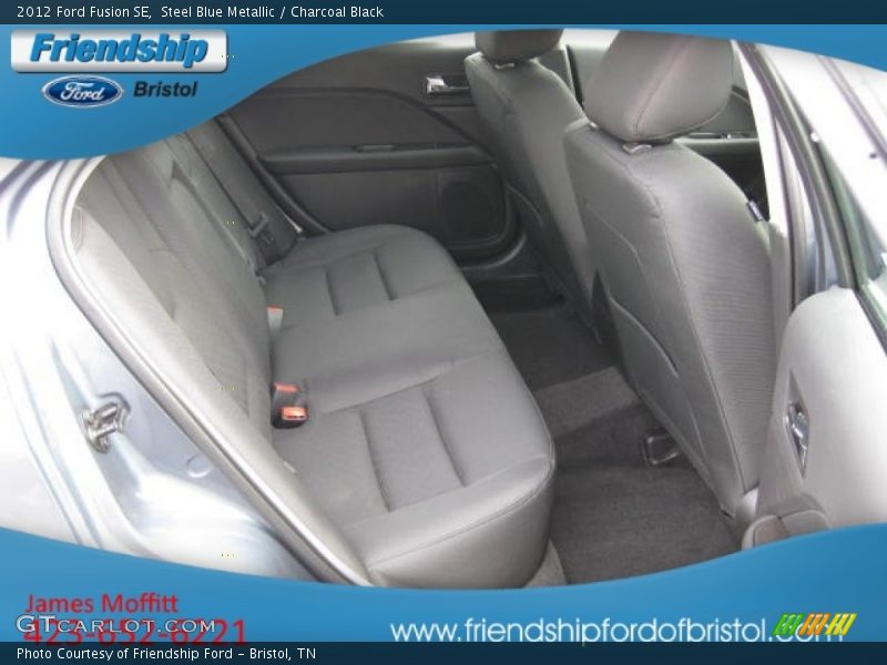 Steel Blue Metallic / Charcoal Black 2012 Ford Fusion SE