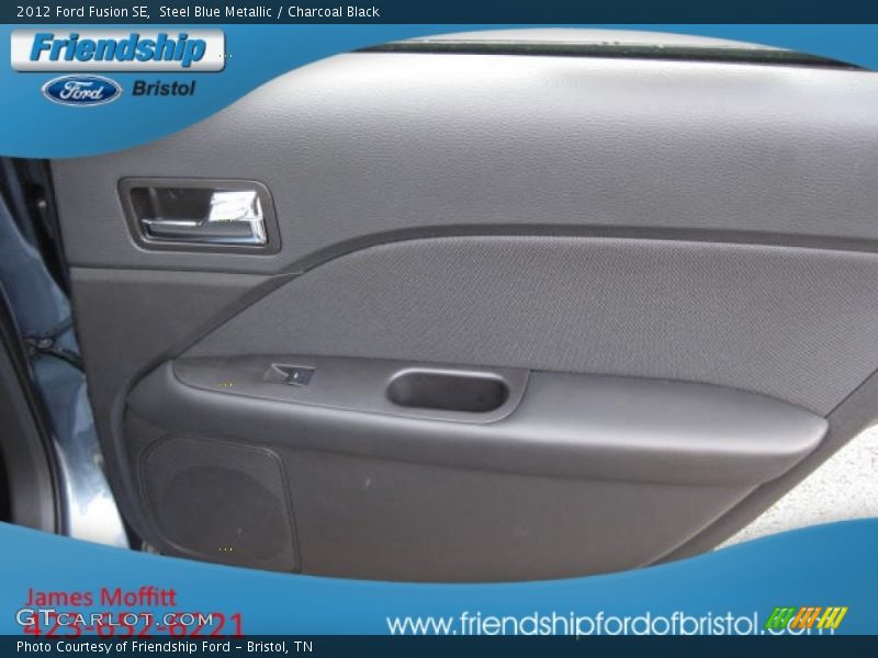 Steel Blue Metallic / Charcoal Black 2012 Ford Fusion SE