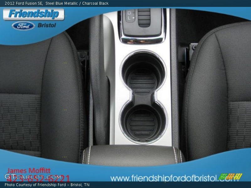 Steel Blue Metallic / Charcoal Black 2012 Ford Fusion SE