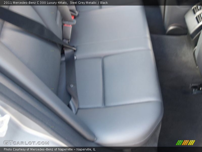 Steel Grey Metallic / Black 2011 Mercedes-Benz C 300 Luxury 4Matic
