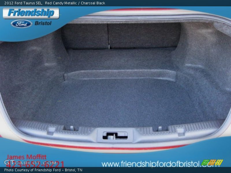 Red Candy Metallic / Charcoal Black 2012 Ford Taurus SEL