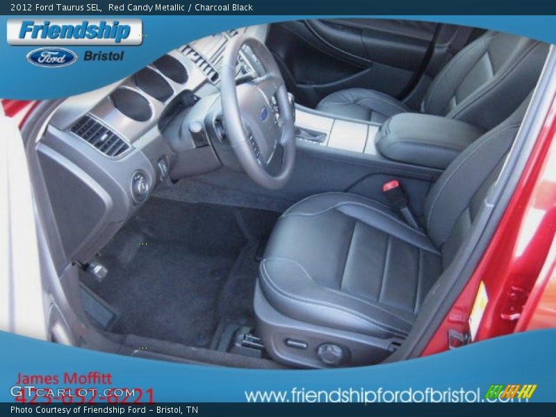 Red Candy Metallic / Charcoal Black 2012 Ford Taurus SEL