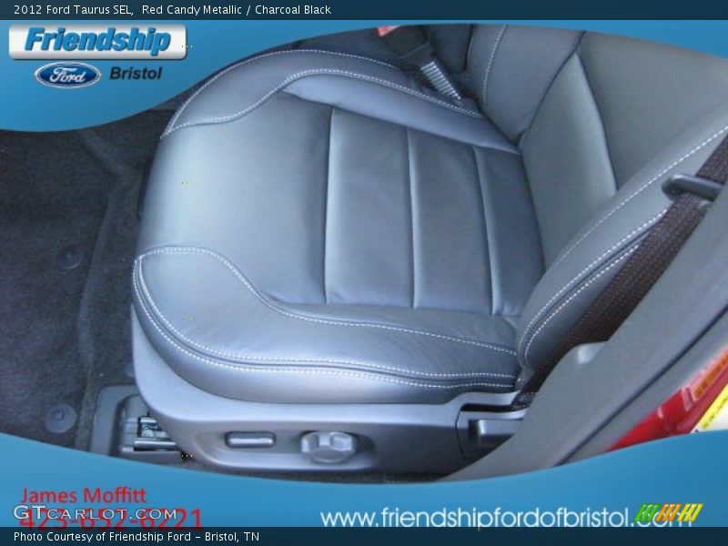 Red Candy Metallic / Charcoal Black 2012 Ford Taurus SEL