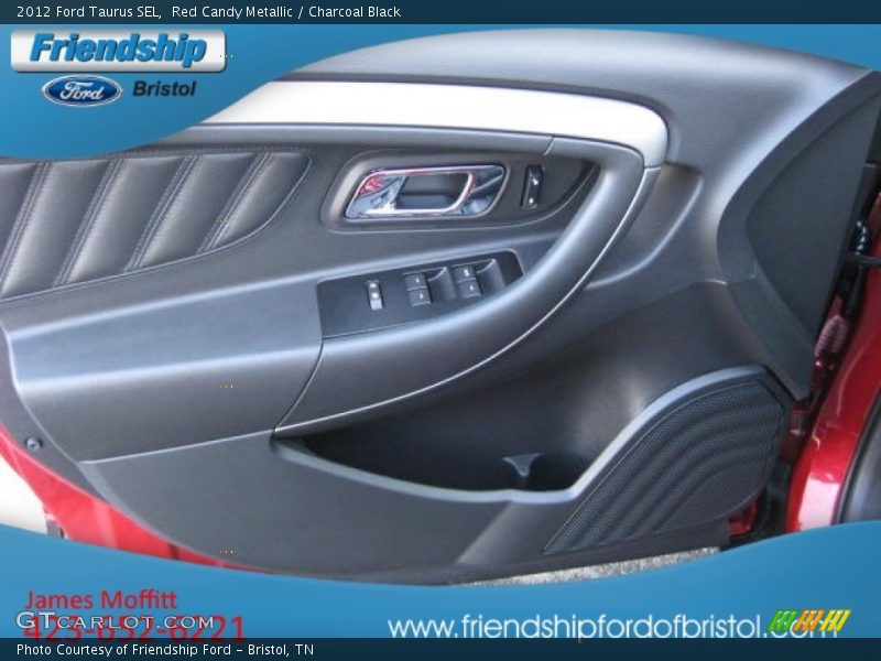 Red Candy Metallic / Charcoal Black 2012 Ford Taurus SEL