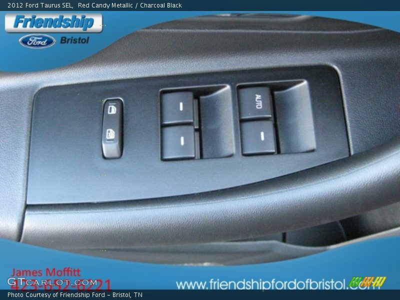 Red Candy Metallic / Charcoal Black 2012 Ford Taurus SEL