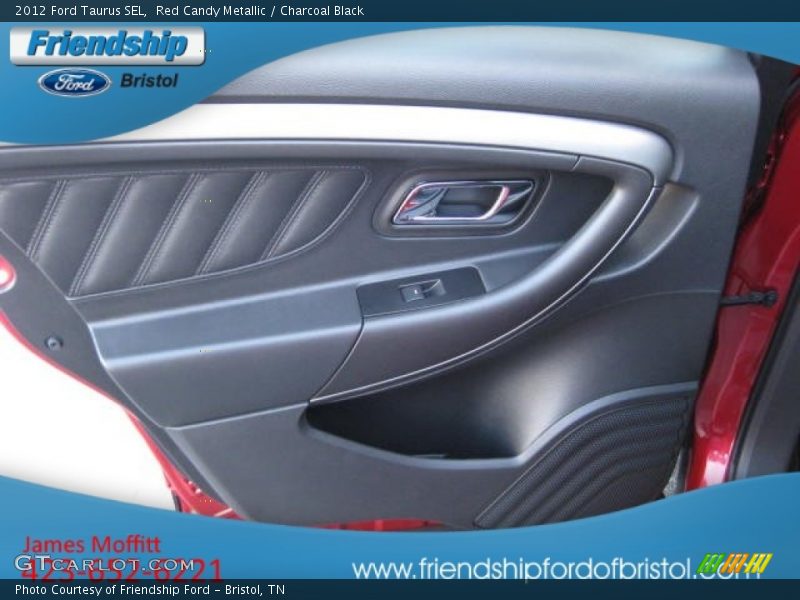 Red Candy Metallic / Charcoal Black 2012 Ford Taurus SEL