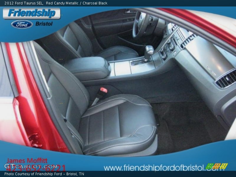 Red Candy Metallic / Charcoal Black 2012 Ford Taurus SEL
