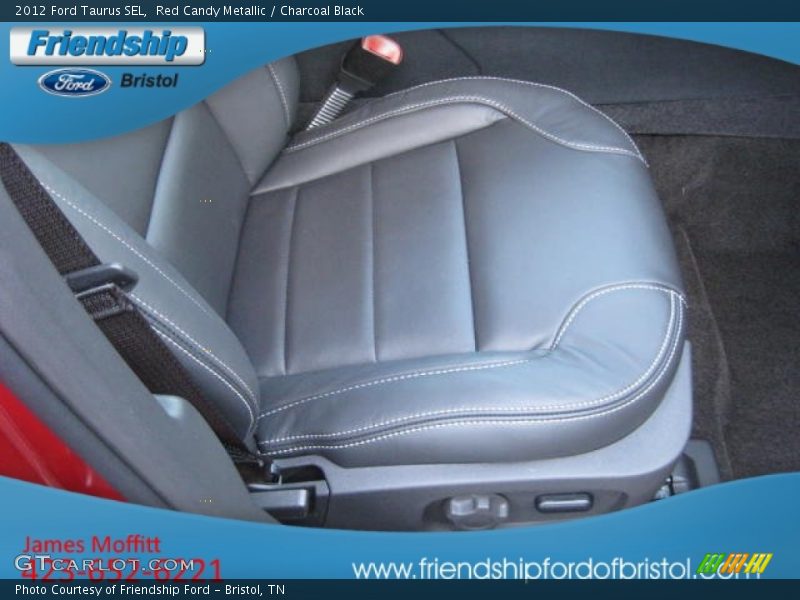 Red Candy Metallic / Charcoal Black 2012 Ford Taurus SEL