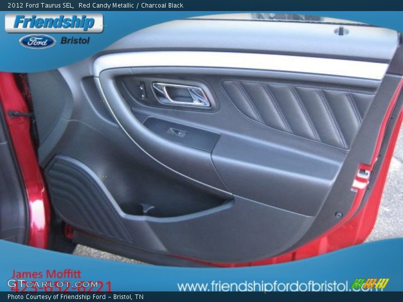 Red Candy Metallic / Charcoal Black 2012 Ford Taurus SEL