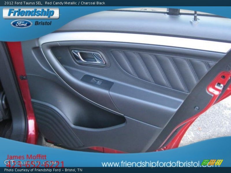Red Candy Metallic / Charcoal Black 2012 Ford Taurus SEL