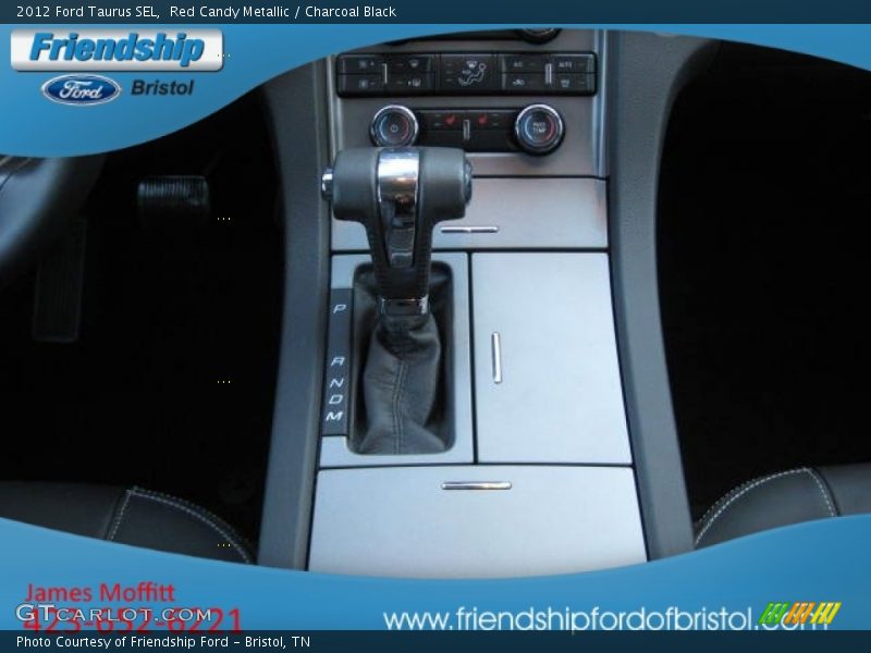 Red Candy Metallic / Charcoal Black 2012 Ford Taurus SEL