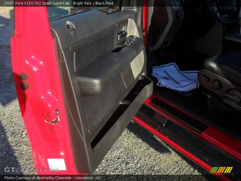 Bright Red / Black/Red 2007 Ford F150 FX2 Sport SuperCab