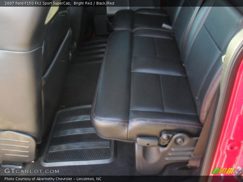 Bright Red / Black/Red 2007 Ford F150 FX2 Sport SuperCab