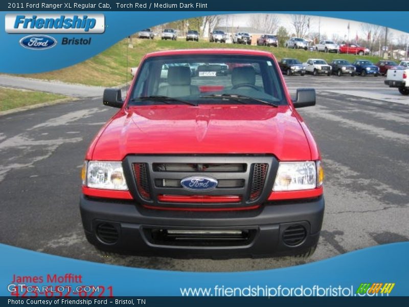 Torch Red / Medium Dark Flint 2011 Ford Ranger XL Regular Cab