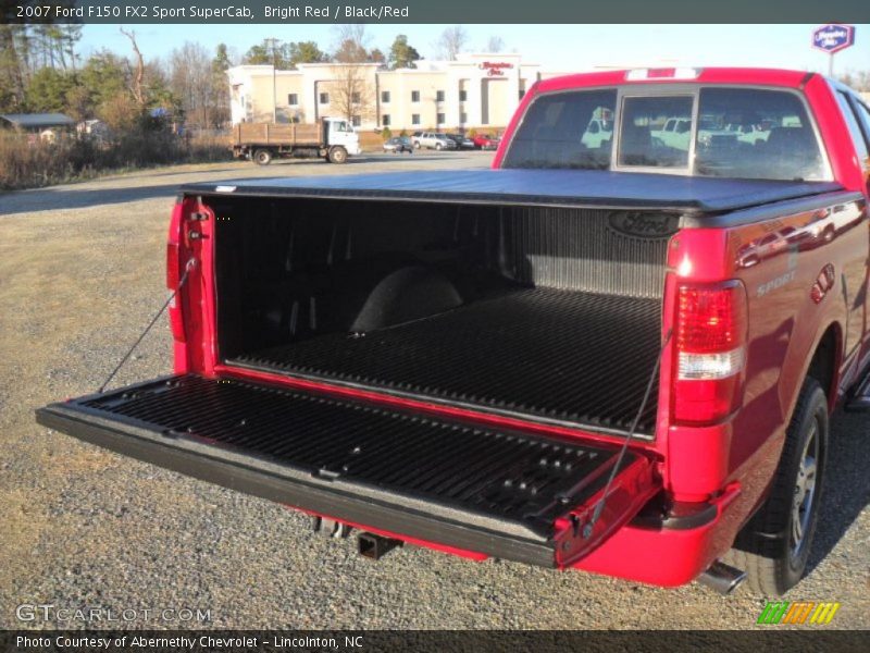 Bright Red / Black/Red 2007 Ford F150 FX2 Sport SuperCab