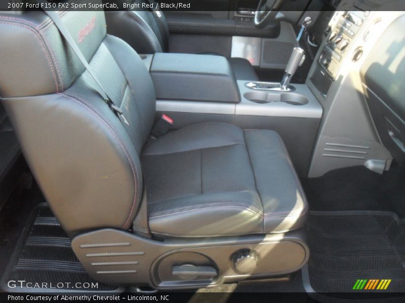 Bright Red / Black/Red 2007 Ford F150 FX2 Sport SuperCab