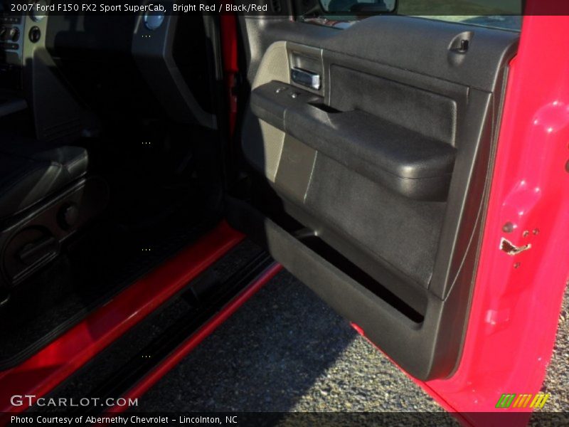 Bright Red / Black/Red 2007 Ford F150 FX2 Sport SuperCab