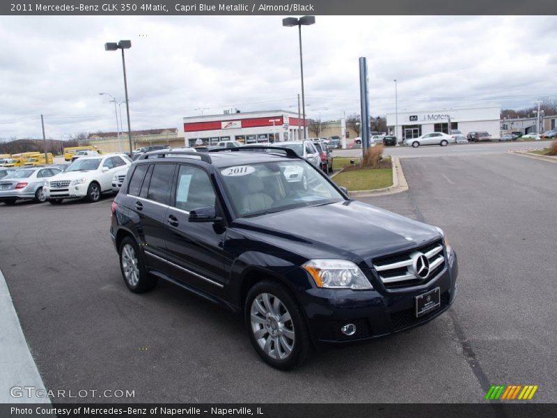 Capri Blue Metallic / Almond/Black 2011 Mercedes-Benz GLK 350 4Matic
