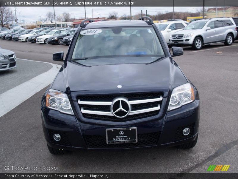 Capri Blue Metallic / Almond/Black 2011 Mercedes-Benz GLK 350 4Matic