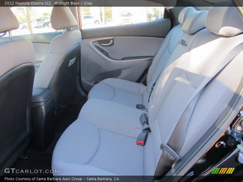 Midnight Black / Gray 2012 Hyundai Elantra GLS