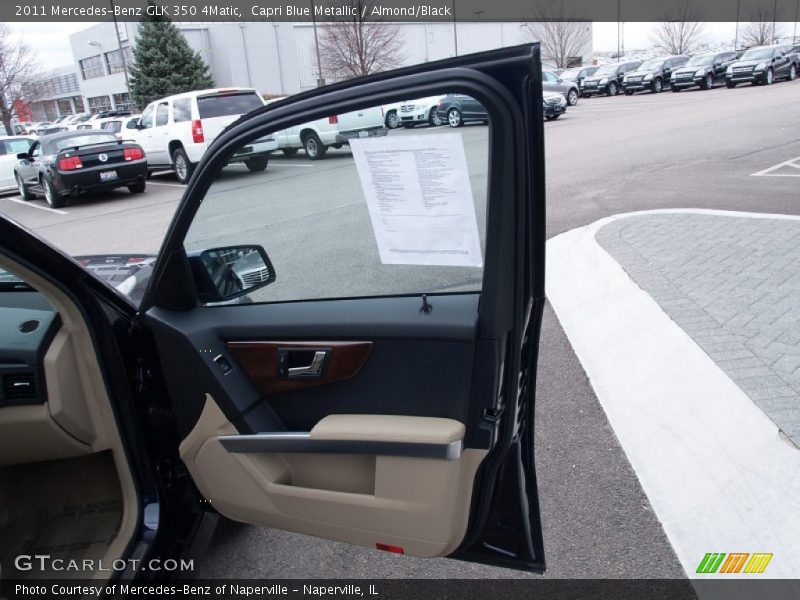 Capri Blue Metallic / Almond/Black 2011 Mercedes-Benz GLK 350 4Matic