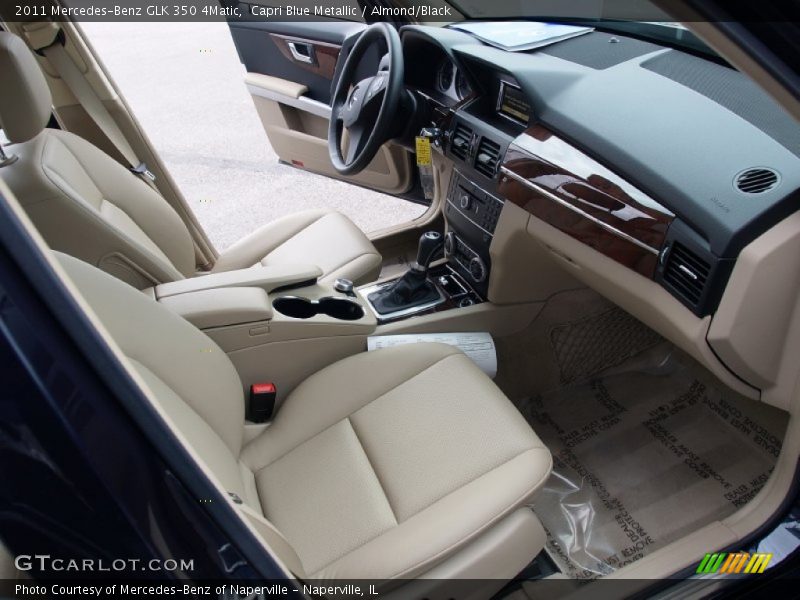 Capri Blue Metallic / Almond/Black 2011 Mercedes-Benz GLK 350 4Matic