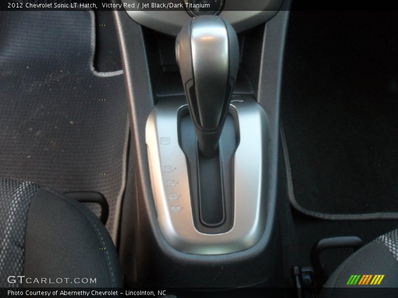 Victory Red / Jet Black/Dark Titanium 2012 Chevrolet Sonic LT Hatch