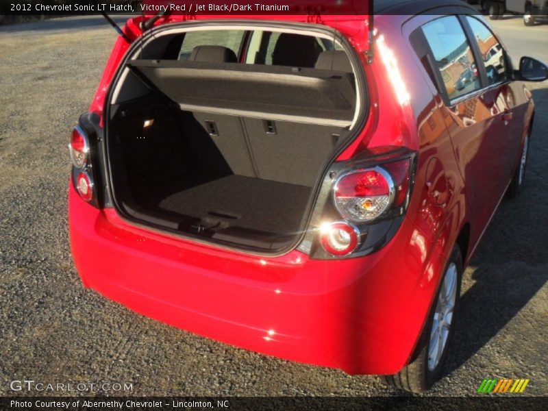 Victory Red / Jet Black/Dark Titanium 2012 Chevrolet Sonic LT Hatch