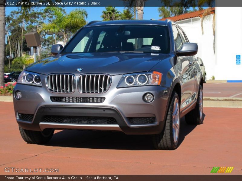 Space Gray Metallic / Black 2012 BMW X3 xDrive 35i