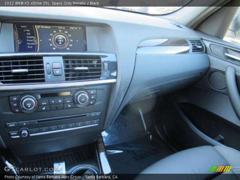 Space Gray Metallic / Black 2012 BMW X3 xDrive 35i