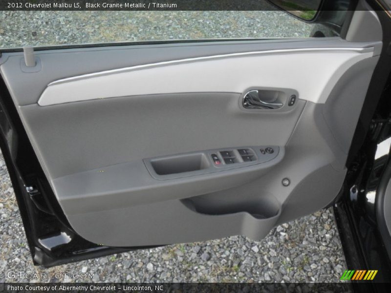 Black Granite Metallic / Titanium 2012 Chevrolet Malibu LS