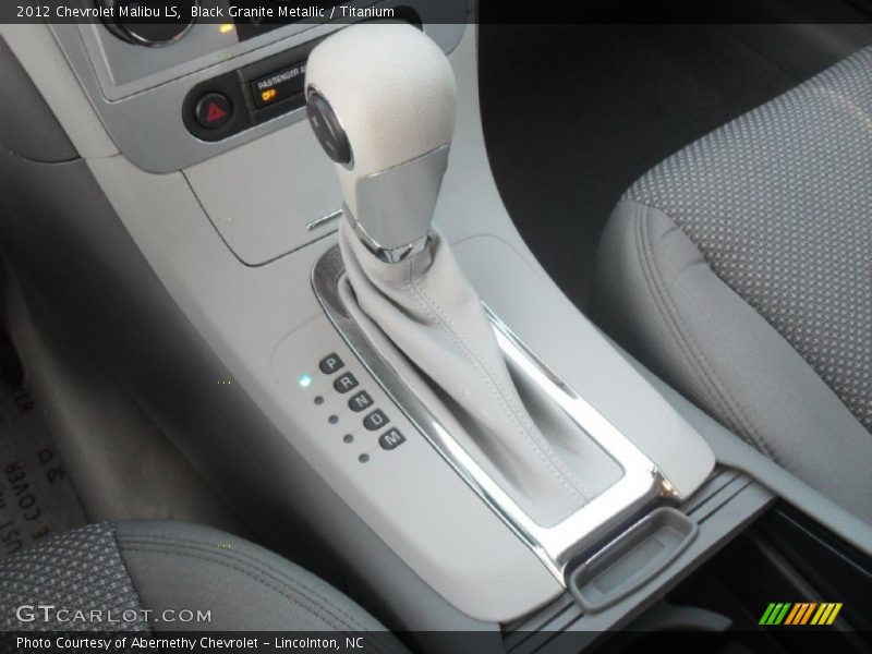 Black Granite Metallic / Titanium 2012 Chevrolet Malibu LS