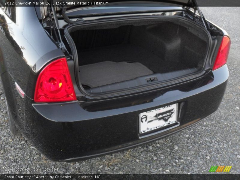Black Granite Metallic / Titanium 2012 Chevrolet Malibu LS