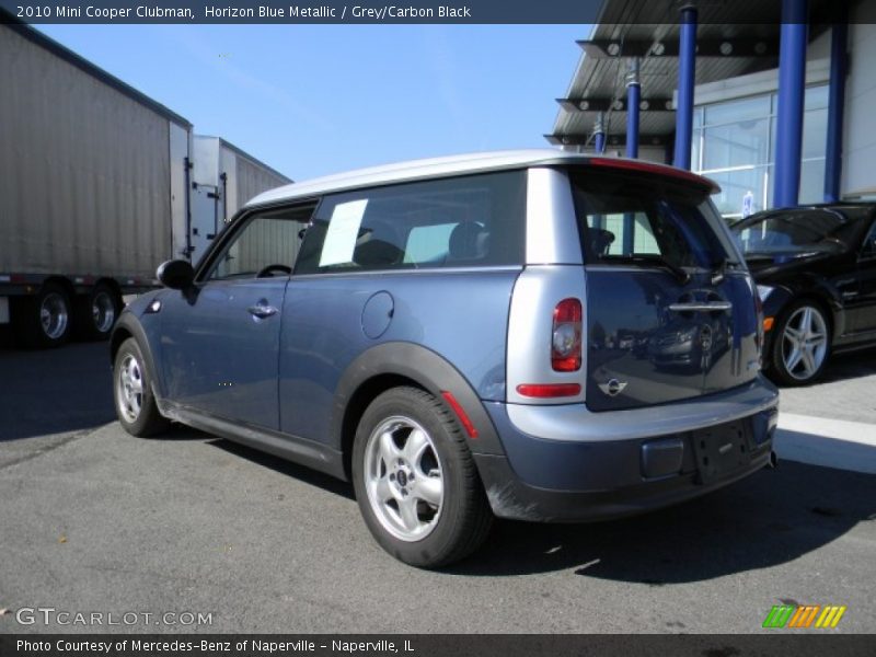 Horizon Blue Metallic / Grey/Carbon Black 2010 Mini Cooper Clubman