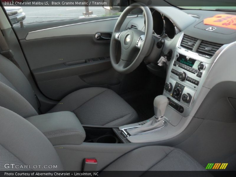 Black Granite Metallic / Titanium 2012 Chevrolet Malibu LS