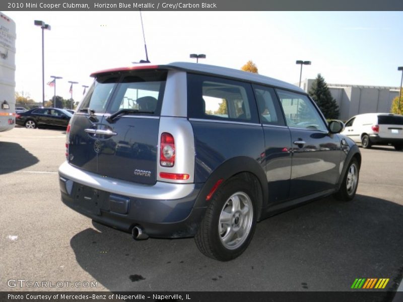 Horizon Blue Metallic / Grey/Carbon Black 2010 Mini Cooper Clubman