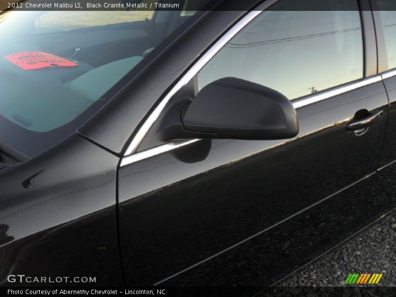 Black Granite Metallic / Titanium 2012 Chevrolet Malibu LS