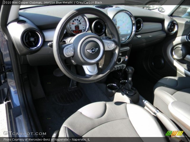 Horizon Blue Metallic / Grey/Carbon Black 2010 Mini Cooper Clubman