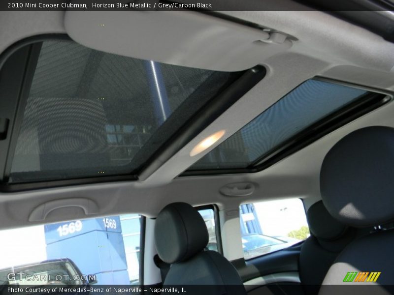 Horizon Blue Metallic / Grey/Carbon Black 2010 Mini Cooper Clubman