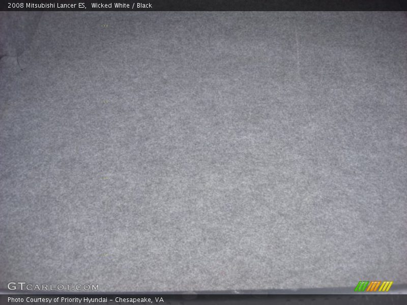 Wicked White / Black 2008 Mitsubishi Lancer ES