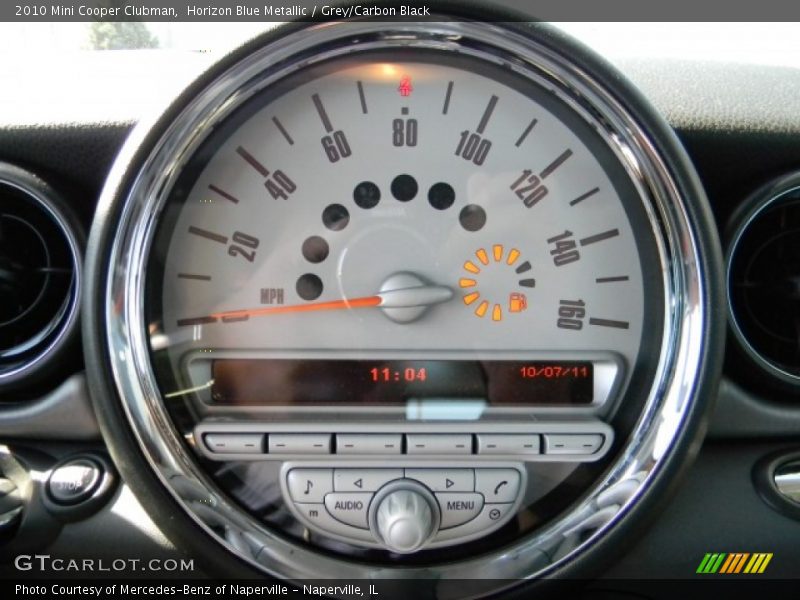 Horizon Blue Metallic / Grey/Carbon Black 2010 Mini Cooper Clubman