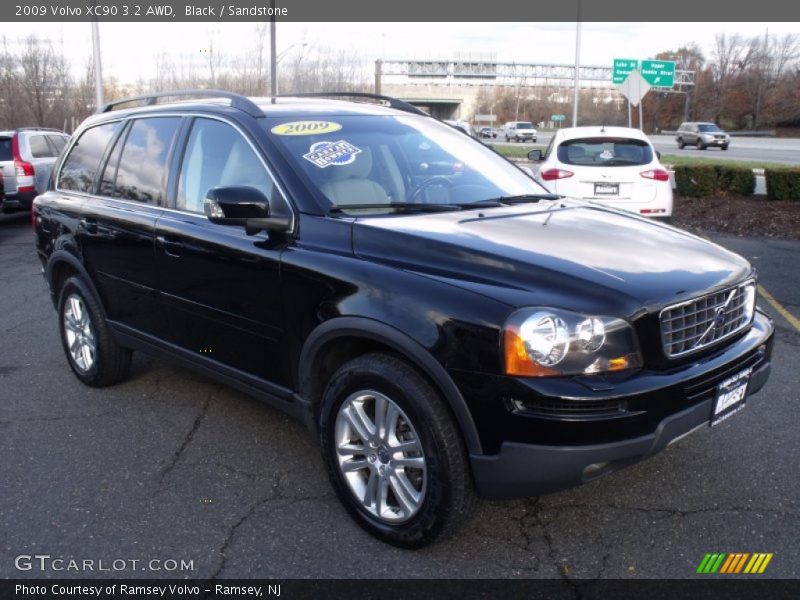 Black / Sandstone 2009 Volvo XC90 3.2 AWD