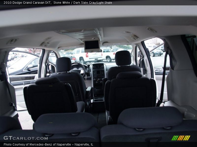 Stone White / Dark Slate Gray/Light Shale 2010 Dodge Grand Caravan SXT