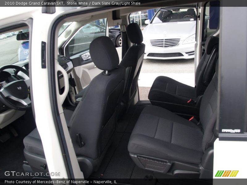 Stone White / Dark Slate Gray/Light Shale 2010 Dodge Grand Caravan SXT