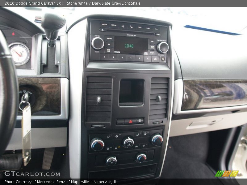 Stone White / Dark Slate Gray/Light Shale 2010 Dodge Grand Caravan SXT