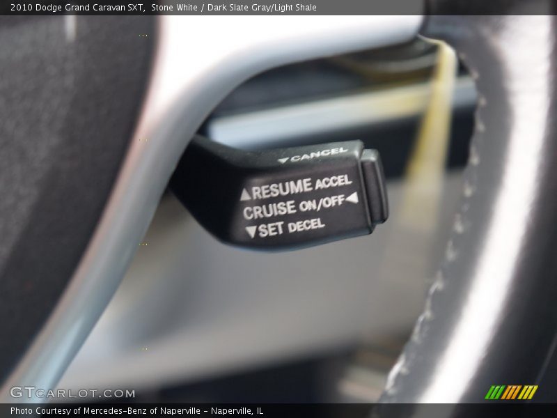 Stone White / Dark Slate Gray/Light Shale 2010 Dodge Grand Caravan SXT