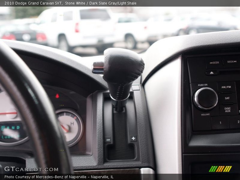 Stone White / Dark Slate Gray/Light Shale 2010 Dodge Grand Caravan SXT